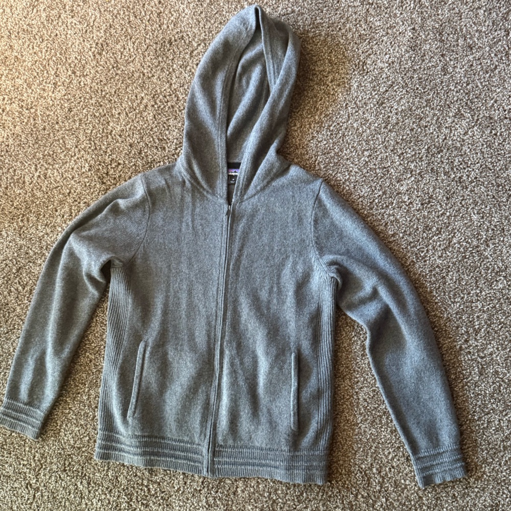 Patagonia cashmere zip up hoodie